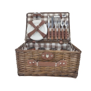 10% di sconto cestino da Picnic Vintage in <span class=keywords><strong>vimini</strong></span> salice con supporto - Product Image 4