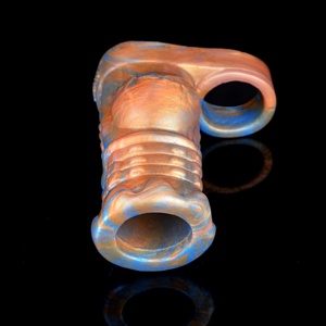 NNSX Hollow Dog <b>Dildo</b> Open-end Penis Sleeves with Knot Cock Sheath for Couple Sex Pleasure Penis Enlargement Sleeves Sex Toys - Product Image 5