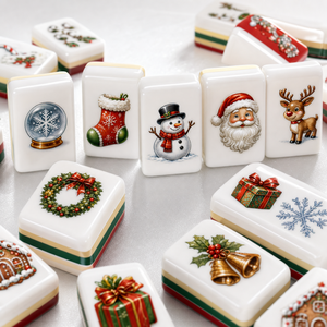 Fichas de Mahjong Modernas de Primera Calidad, Acrílicas, Profesionales, de Calidad de Casino, Duraderas, MeldVerse, Juego Familiar Navideño, de Lujo, 4 - Product Image 3