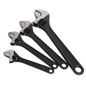 Clé à molette réglable phosphatée 6''-15'' pour la réparation automobile et domestique, outil de quincaillerie, clé à main ouverte réglable - Product Image 2