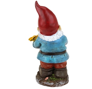 Resina girasole Sami giardino nano uccello alimentatore statua. Giardino esterno decorazione prato in resina artigianato - Product Image 4