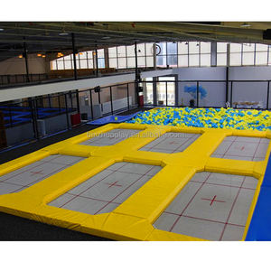 Parque de Trampolines Profesional Personalizado, <span class=keywords><strong>Piscina</strong></span> de Pelotas Suaves, Gimnasio, Entrenamiento de Salto, Equipo de Juegos Interior para Escuelas - Product Image 6