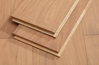 Plancher d'ingénierie en chêne chaulé de qualité commune d'épaisseur 10mm de bois dur Yorking