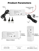 Ouvre-porte de garage intelligent WiFi Tuya, ABS ignifuge, compatible Alexa/Google Home, options de types de prises/couleurs, utilisation universelle, commande à distance via application