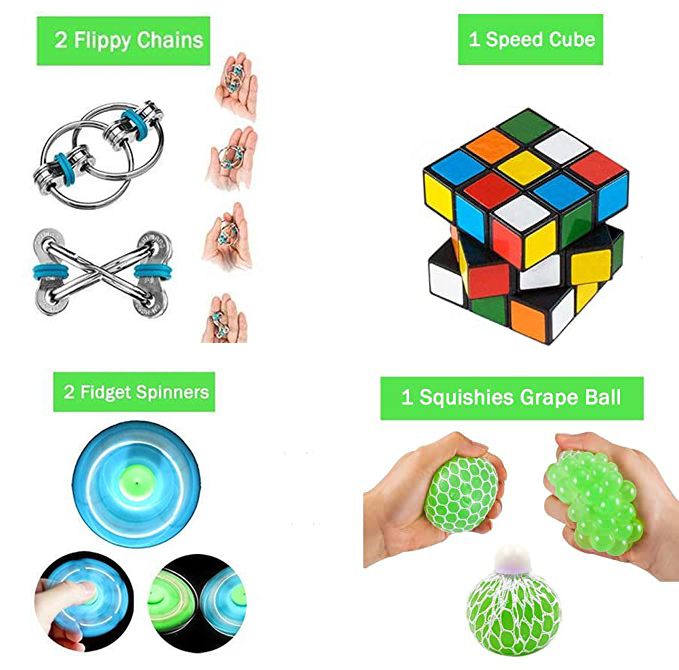 Lot De 5 Jouets à Mâcher Sensoriels ERKOON - Aide à La Dentition Et Stimulation Orale Pour Enfants Autistes, TDAH, SPD - 9
