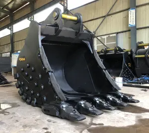 75T Large Excavator Bucket Excavator Rock Bucket