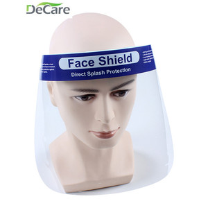 Protection faciale DeCare, couverture complète, anti-buée, protection contre les éclaboussures directes, anti-poussière, matériau PC - Product Image 1