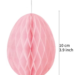 DAMAI <b>Easter</b> Decorations Eggs Hanging <b>Ornaments</b> Paper Honeycomb Eggs Magnetic Tree Decorations for <b>Easter</b> Basket Party Supplies - Product Image 5