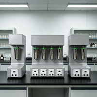 Mixer Frekuensi Variabel Kecepatan Tinggi untuk Cairan Pengeboran - Disperser Laboratorium 0-12000 RPM dengan Timer, Model Satu/Ganda/Empat Poros