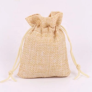 Sacchetti <span class=keywords><strong>in</strong></span> Iuta Riutilizzabili con Coulisse 2026, Logo Personalizzato, Buste per Monete e Dischi, Prodotti per Imballaggio e Stampa di Cacao - Product Image 3