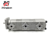 Pompe à huile électrique haute pression à triple engrenage Zhengquan HGP-222A-F2/2/2R, faible bruit, OEM, pour machines de construction