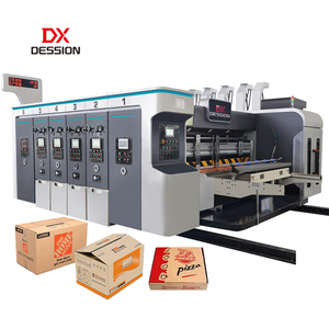 Nueva Máquina Automática <span class=keywords><strong>de</strong></span> Alta Calidad para Fabricar y Imprimir Cajas <span class=keywords><strong>de</strong></span> Pizza Corrugadas, 280 Piezas/min, Marca DESSION - Product Image 1
