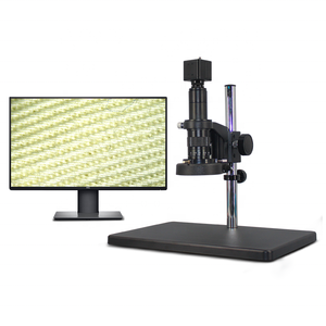Microscopio de video <span class=keywords><strong>digital</strong></span> Boshida con puerto VGA de con anillo de luz LED para inspección y reparación industrial - Product Image 2