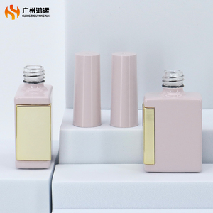 Custom Colorful Empty 15ml Square Glass <strong>Nail</strong> Polish Bottle with Brush Glass Bottle for Uv <strong>Gel</strong> - Product Image 3