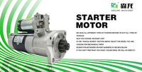 Moteur de démarrage 24V pour moteur de bus Deutz-Marine F3L912 0001241023