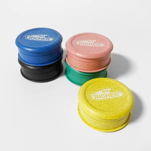 Broyeur de paille de blé en plastique dégradable à deux couches de 55mm avec logo personnalisé usine respectueuse de l'environnement personnalisée - Product Image 4