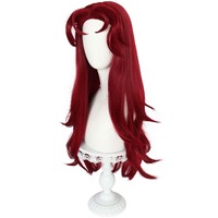Accessoires de costume d'Halloween Teen Titans Starfire Perruque de cosplay pour femmes MARV-010