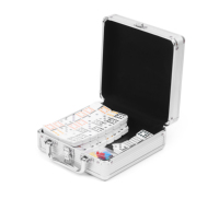 Coffret cadeau Domino à logo sculpté en plastique durable