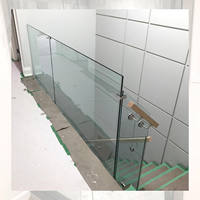 YL METAL Magnifique support d'angle verre-vitre à 90 degrés pour garde-corps en verre