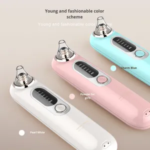 Removedor de Puntos Negros USB Portátil con 4 Cabezales de Succión, Limpiador Facial Electrónico de Poros, Aspirador de Puntos Negros y Blancos, Herramienta para el Cuidado de la Piel y el Acné - Product Image 5