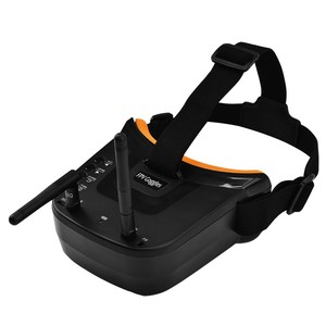 แว่นตา FPV รุ่น <span class=keywords><strong>VR009</strong></span> พลาสติก 5.8G ส่งภาพแบบไร้สาย เสาอากาศคู่ 40CH จอแสดงผล 3 นิ้ว 480X320 สำหรับเครื่องบินครอสซิ่ง ผลิตในจีน - Product Image 1
