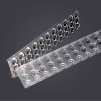 Optique de diffusion ultra-large: lentille de diffuseur LED acrylique 286mm 100/90 degrés pour luminaires commerciaux 2835 3030
