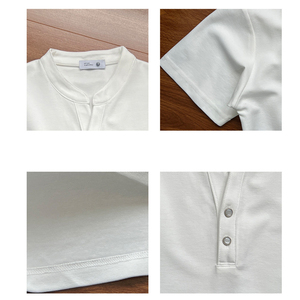 Camiseta Unisex de Algodón Grueso, Cuello en V, Estilo Casual, Vintage, Lisa, Camisetas de Diseñador para Hombre y Mujer, Fabricante Personalizado - Product Image 6
