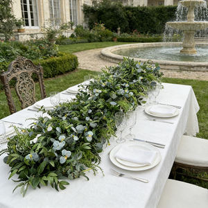 Centro de Mesa Artesanal de Flores Artificiales Realistas de Seda, Decoración para Bodas y Regreso a Clases - Product Image 1