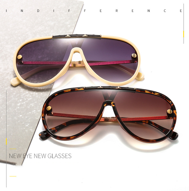 2023 New Arrival Eyewear Fashion Brand Designer Sun Glasses Big Oversized Shades Sunglasses