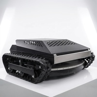 Tondeuse à gazon télécommandée sans fil 4 temps, portée 800 m, tondeuse à chenilles à essence 1000 mm, qualité professionnelle industrielle