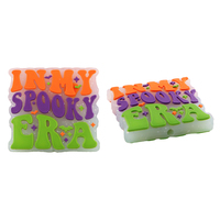 Perles focales en silicone en forme de citrouille, motif Halloween, qualité alimentaire, sans BPA, pour stylos DIY, bracelets et accessoires de dentition pour bébés