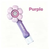 Bâton à bulles rotatif en forme de moulin à vent avec éventails lumineux, machine à bulles en forme de fleur à angle réglable pour jeux en extérieur
