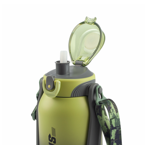 Pinkah Cốc Du Lịch Dây Đeo Vai Chai Thể Thao Giữ Nhiệt 1500Ml Mới Ra Mắt Cốc Chân Không Bằng Thép Không Gỉ Cách Nhiệt Có Tay Cầm Bình - Product Image 2