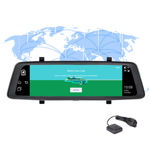 Thiết bị đầu cuối giám sát xe hai kênh: 1080P HD 4G phiên bản-Máy chủ gương chiếu hậu + Bảng điều khiển camera ghi âm kép - Product Image 3