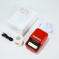 Imprimante d'étiquettes portable Niimbot B21 pour codes-barres et codes QR, imprimante thermique pour bijoux, mini imprimante d'étiquettes pour codes-barres