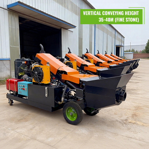 Mini-<span class=keywords><strong>pompe</strong></span> à béton diesel portable 15m³/h montée sur remorque, <span class=keywords><strong>petite</strong></span> machine de pompage pour la construction, support OEM ODM usine 15Y - Product Image 2