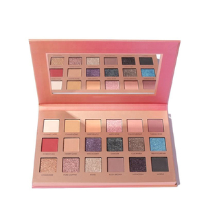 Grosir Vegan & bebas zat warna Eye Shadow berpigmen tinggi Matte palet rias mata berkilau - Product Image 1