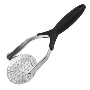 Triturador de patatas de acero inoxidable, herramienta para hacer puré de patatas, taro, batata y ajo, utensilio para comida de bebé, machacador doméstico. - Product Image 5