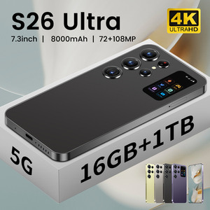 Meilleures ventes S26 Ultra Deca Core 16 Go de RAM 1 To de stockage <span class=keywords><strong>Smartphone</strong></span> <span class=keywords><strong>5G</strong></span> 7,3 pouces Double SIM Version mondiale Débloqué Téléphone portable - Product Image 5