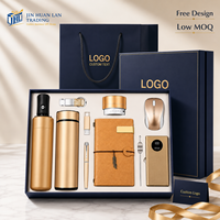 Coffret Cadeau de Luxe 10-en-1 de Haute Qualité pour Entreprises – Articles Promotionnels : Carnet, Parapluie, Bouteille Isotherme, Haut-parleur, Bloc-notes