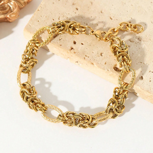 316l נירוסטה שרשרת קישור עגולה לגברים שרשרת תכשיטים וטרנדיים של נשים - Product Image 1