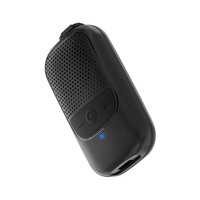 Petit haut-parleur pour vélo, audio IPX3 étanche, utilisation extérieure avec lumières LED RGB, design portable à clip magnétique