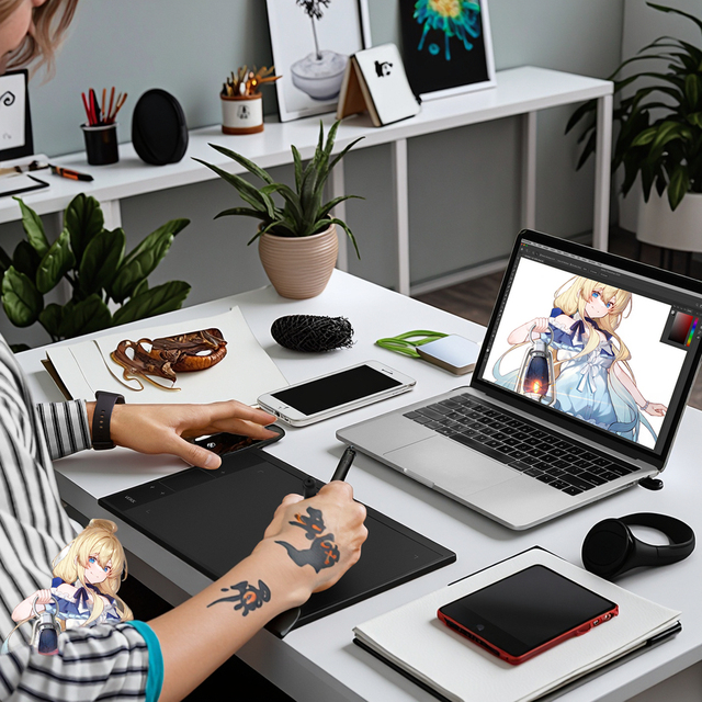 VEIKK A30 USB Graphic Drawing Tablet Option for Graphic Designers Manufactured in China