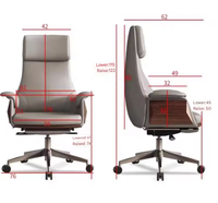 Fauteuil de Direction Ergonomique en Cuir Blanc Moderne de Luxe, Confortable, Inclinable et Pivotant, Idéal pour Bureau, Hôpital, Chambre à Coucher