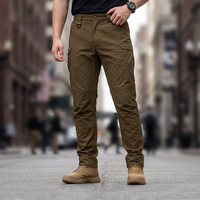 Pantalon cargo tactique personnalisé pour homme, extensible, hydrofuge, multi-poches, uniforme de performance pour l'entraînement sur le terrain