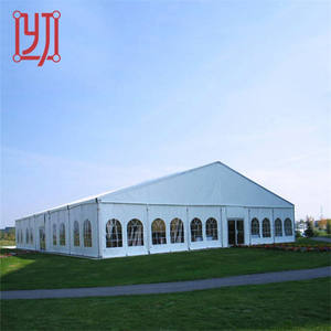 เต็นท์กันน้ำสำหรับกลางแจ้ง ขนาด 40 x 20 ฟุต (40x40 ฟุต)  เต็นท์หลังคาผ้าใบ PVC สำหรับงานแต่งงาน งานเลี้ยงขนาดใหญ่ แข็งแรง ทนทาน - Product Image 5