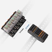 Relais intermédiaire ultra-mince ENMG APAN, commande unipolaire, type ouvert, montage sur rail DIN pour systèmes de contrôle électrique industriels