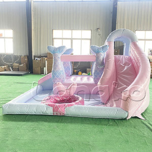 Maison gonflable <span class=keywords><strong>de</strong></span> location <span class=keywords><strong>de</strong></span> fête château gonflable <span class=keywords><strong>de</strong></span> <span class=keywords><strong>petite</strong></span> sirène avec piscine - Product Image 3