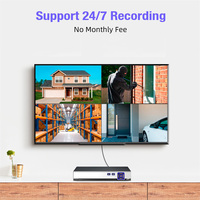 Sistem Kamera NVR POE KERUI 6MP 8CH Sistem Kamera Keamanan Rumah CCTV Lensa Ganda Inframerah Deteksi Gerakan Malam Hari Icsee Xmeye