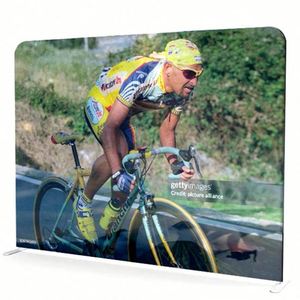 <b>Backdrop</b> <b>Stand</b> Heavy Duty 8x8 Metal Fabric Display for Events Photography and Trade Shows Tension Fabric <b>Backdrop</b> - Product Image 1